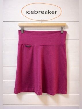 ICEBREAKER Pink Merino Skirt Size M